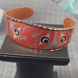 Native American Copper Cuff Bracelet